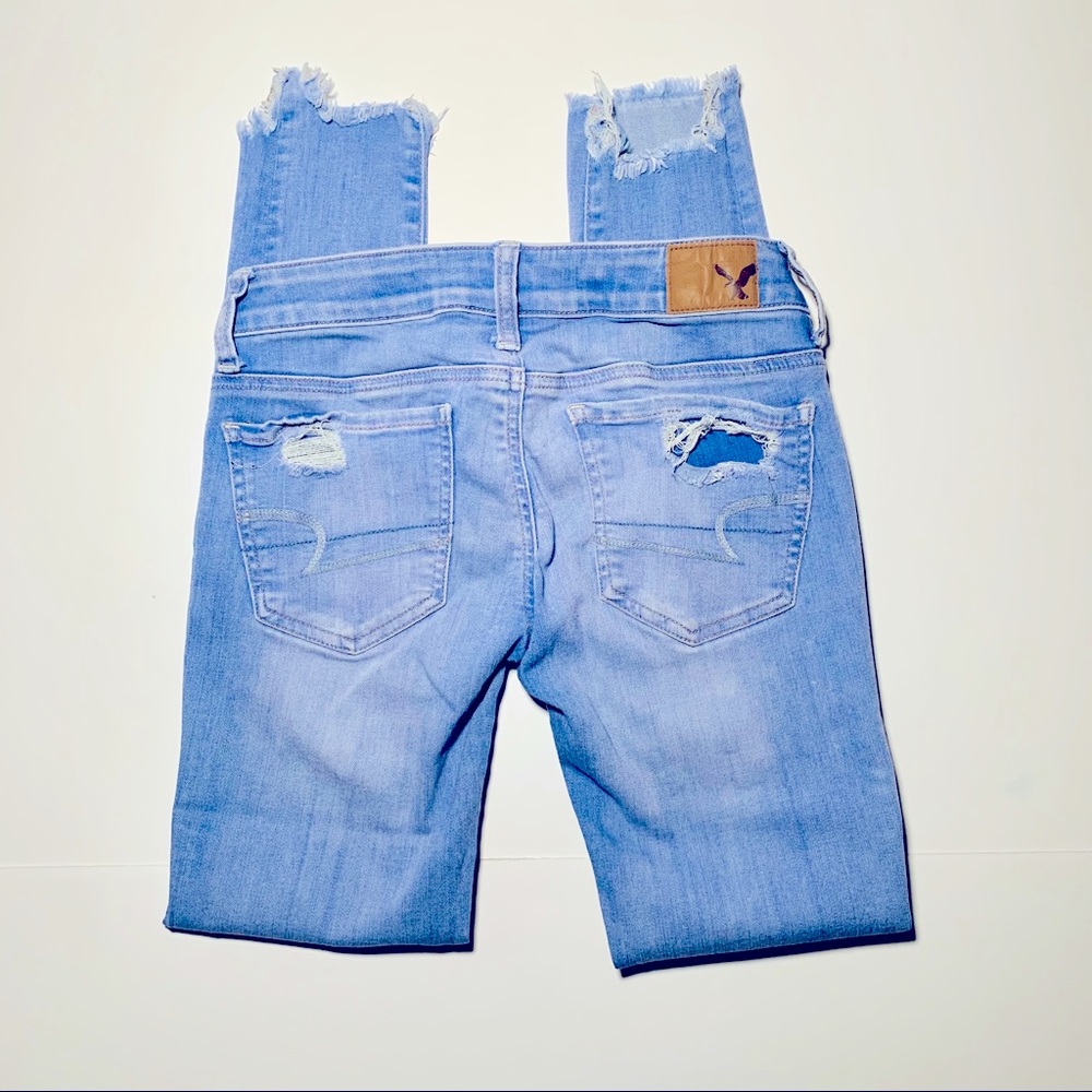 American Eagle Jeans super low jegging size 0